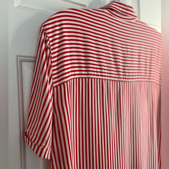 SOLD SCOTCH & SODA Striped Hawaiian Button Down Shirt Size Medium Large Unisex - Picture 8 of 13